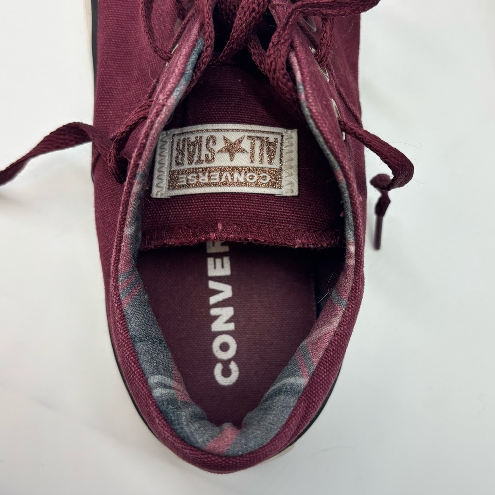 Maroon Converse Chuck Taylor All Star women’s size 9 - Picture 4 of 8